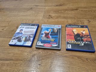 Lote juegos PS2 Formula One 2003, PES 3 y PES 5