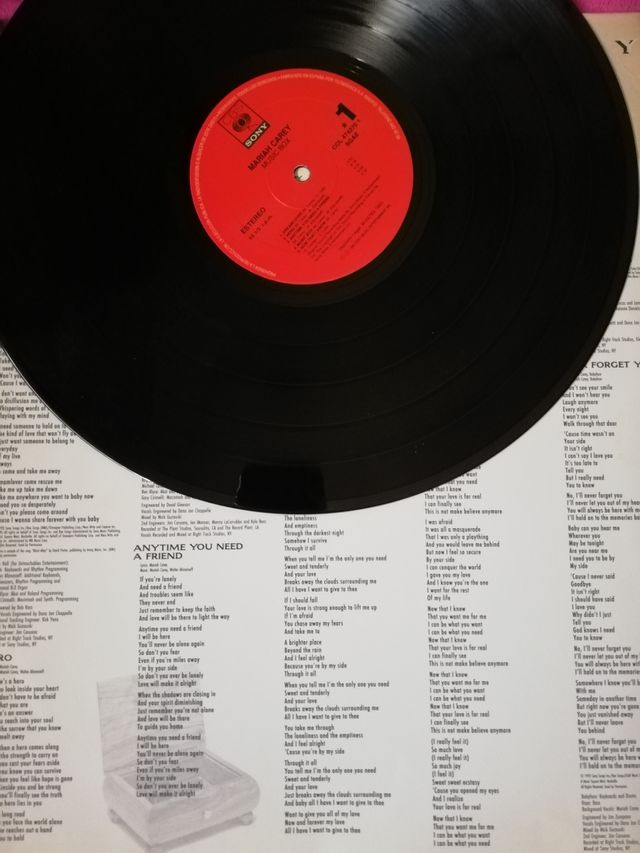 Vinilo de Mariah Carey. Perfectas portadas y sonid