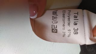 Pantalón negro de vestir, talla 38