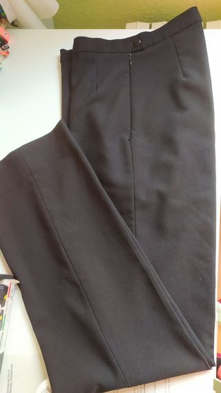 Pantalón negro de vestir, talla 38
