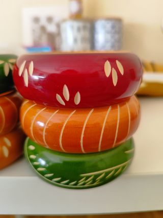 Pulseras de madera