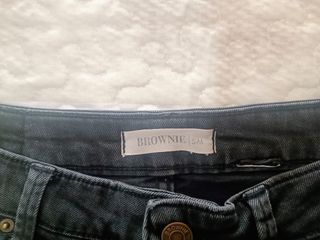 Falda negra vaquera Brownie