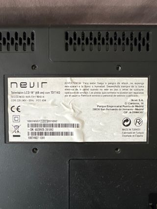 televisor NEVIR 14”