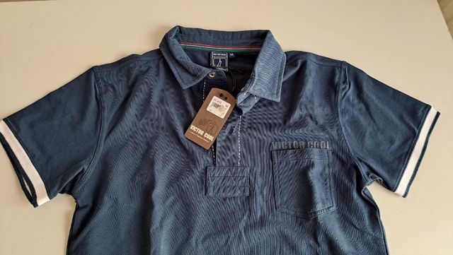 polo Victor blu nuova M