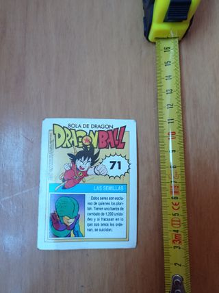 carta de Dragon Ball "las semillas" nº71