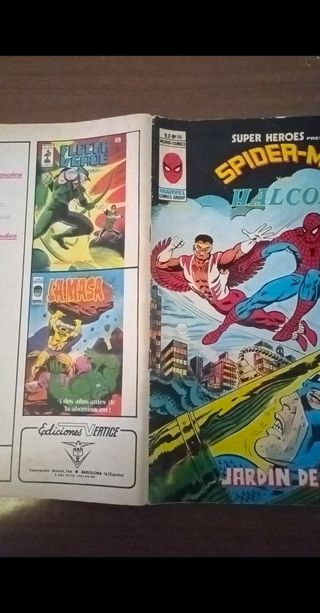 Spiderman y el Halcón Vol. 2 No 98. Vértice.