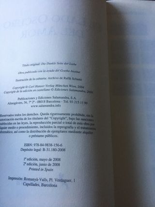 El lado oscuro del amor