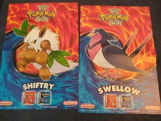 Posters Pokémon Rubí y Zafiro GBA
