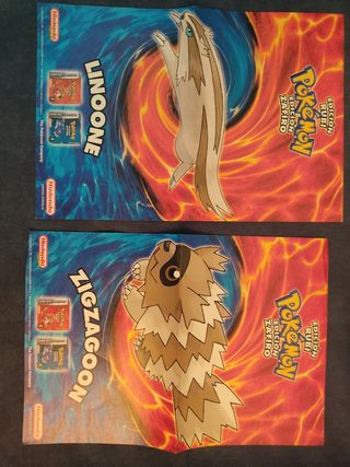 Posters Pokémon Rubí y Zafiro GBA