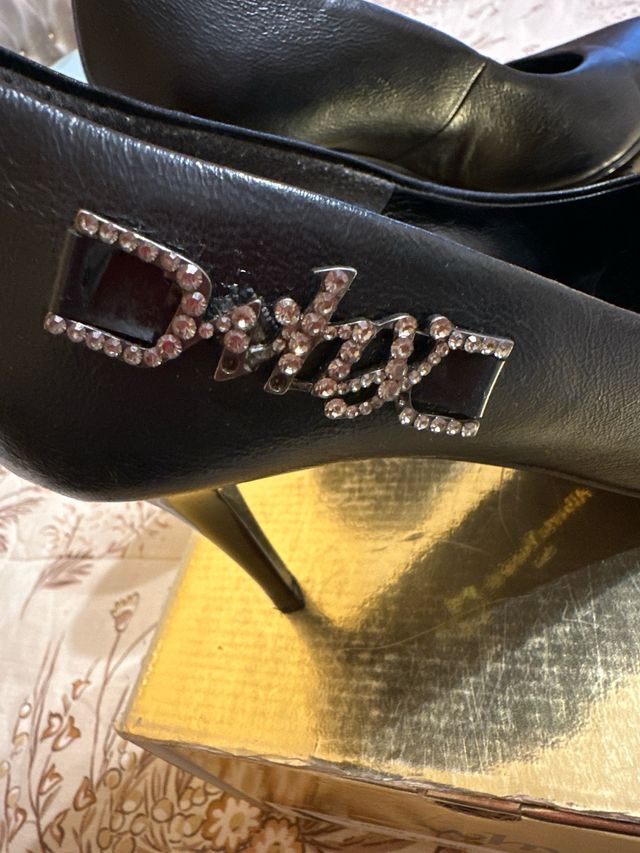 Scarpe nere con tacco a spillo Alberto Venturini