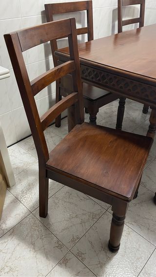 OFERTA Conjunto de mesa y 6 sillas