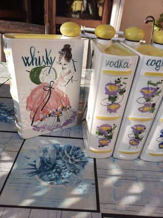 Bottiglie ceramica liquori anni 60 rarissimo