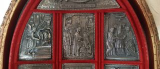 Retablo Navidad baño de plata