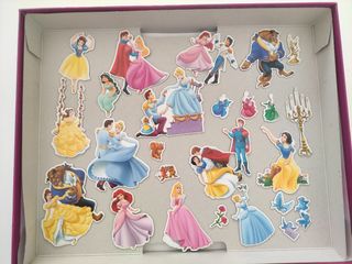 Lote puzzle y Magnetic de Princesas Disney
