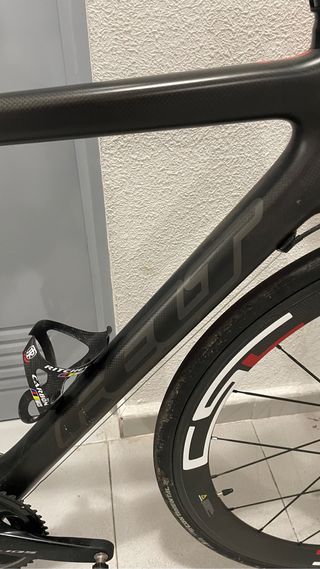 Bici carretera carbono Felt F5 ruedas perfil 50 mm