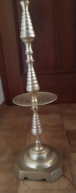 Lámpara bronce macizo