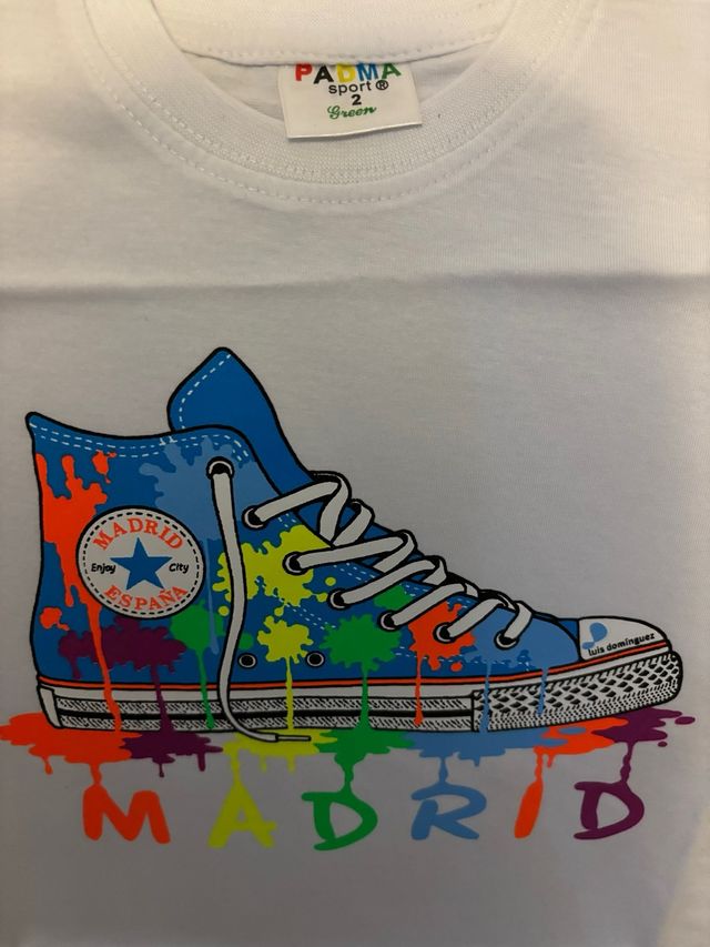 Camiseta Zapatilla MADRID TALLA 2 AÑOS