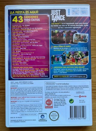 Just Dance 4 para WII