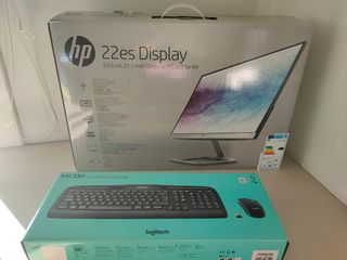 Monitor HP 22er, 21'5" + teclado y ratón