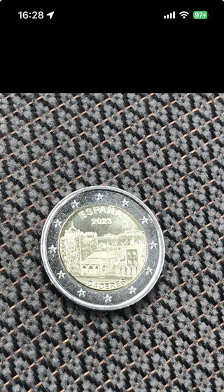 moneda 2 € Cáceres