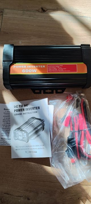 Transformador power 600 w para coche 