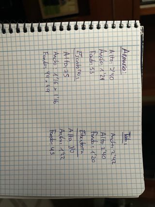 Mueble dormitorio completo