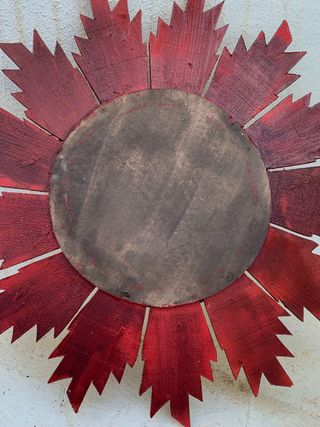 ANTIGUO ESPEJO SOL DORADO