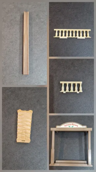 Sylvanian Families - Escaleras, barandillas y rep