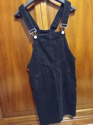 Salopette donna Miniabito in velluto