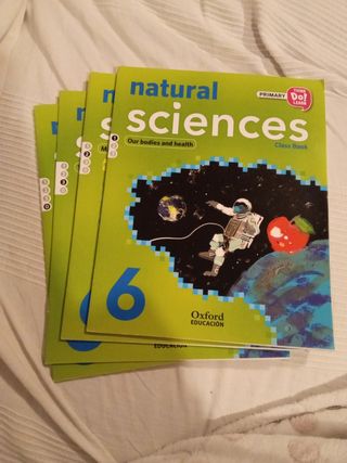 Libros natural sciences 6 primaria