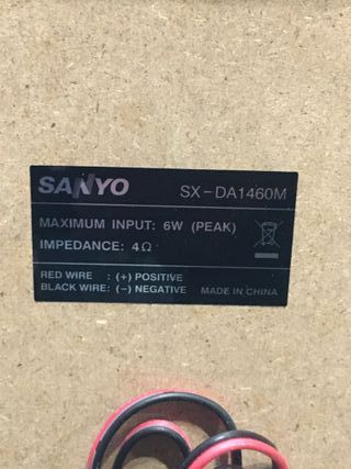ALTAVOZ SANYO SX-DA1460M