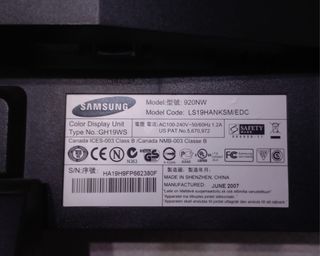 Monitor TFT Samsung 19"