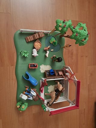 Playmobil prado de caballos