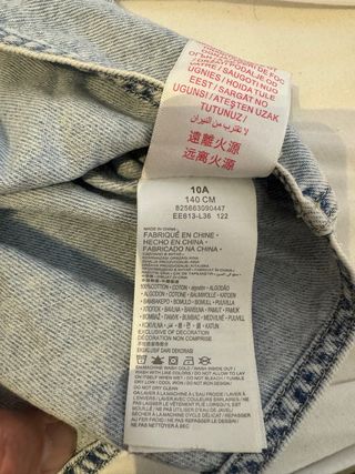 vestido Levi’s niña 10A