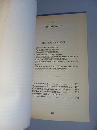 2 LOTE ALIMENTACIÓN GRUPOS SANGUÍNEOS COCINA CHINA