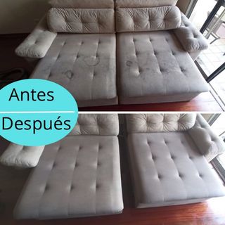 limpieza de sofa