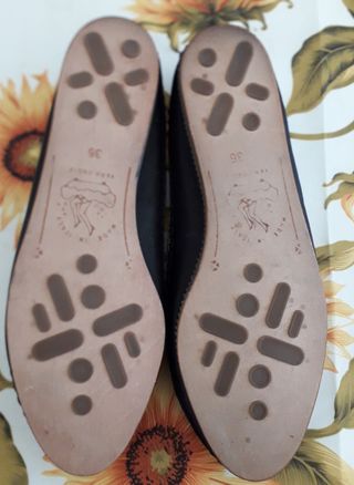 Scarpe donna basse nero/argento con stelline