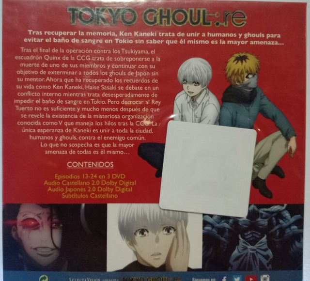 TOKYO GHOUL DVD NUEVO