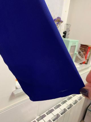 cuerpo azul con pedreria