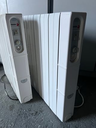 2 Radiadores Fagor 4 elementos