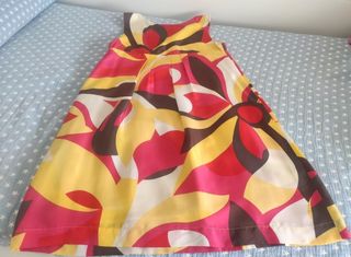 Vestido estampado 100% seda - marca PH