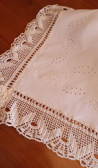 Juego de sabanas antiguas Bordadas Nuevo Nº47