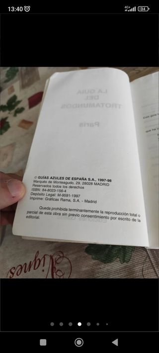 Guia del trotamundos, París 1997