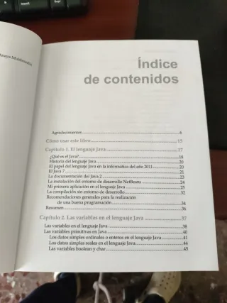 Libro de programación de Java