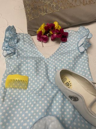 traje flamenca niña, corto marisol