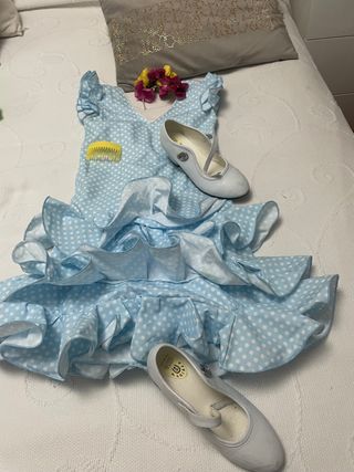 traje flamenca niña, corto marisol