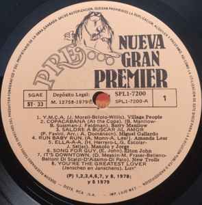 DISCO DE VINILO NUEVA GRAN PREMIER