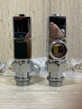 IRSAP. Grifos cromados. Para calefacción de agua.