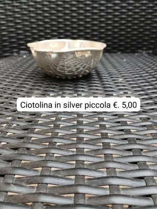 Ciotola in silver