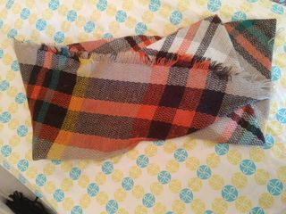 Poncho-bufanda multicolor